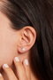 Heliophilia Silver Pendientes de Plata Esterlina 925